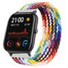 20 мм 22 мм плетеный ремешок для часов Amazfit GTS 4/2/2e/GTS2 Mini/GTR 4/2/2e/3/Pro 47 мм Stratos браслет ремешок для часов Amazfit Bip Strap
