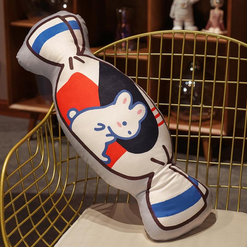 55x25 см Милая плюшевая игрушка-бутылка, подушка, мягкая подушка для паузы, офиса, кровати, сна, подушка для домашнего декора, подарок, кукла для детей, девочек