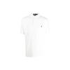 Polo SS22 Однотонная хлопковая футболка-поло с вышитым логотипом, короткий рукав, мужская одежда, Белый 710850860-021