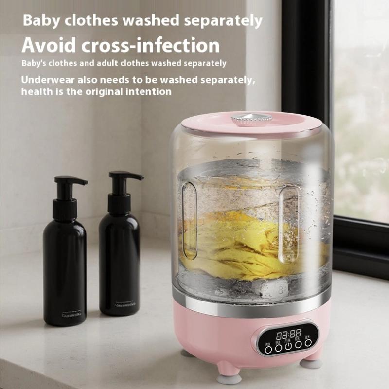 Перезаряжаемая стиральная машина и дегидратор, Мини маленькая стиральная машина для нижнего белья и носков, Беспроводная портативная стиральная машина-дегидратор