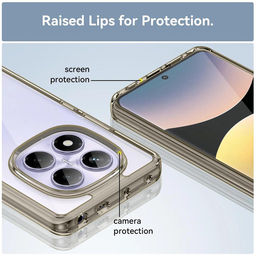 Phone Case For Xiaomi Redmi Note 14 Pro 4g , Clear Transparent Phone Case Cover For Xiaomi Redmi Note 14 Pro 4g