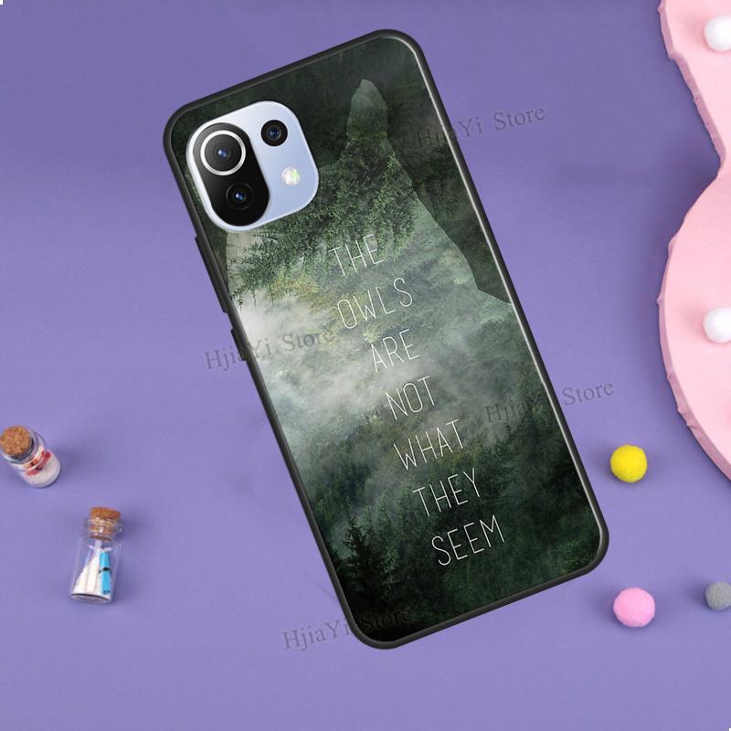 Fire Walk With Me Twin Peaks For Xiaomi Mi 11 Lite Ultra 9 10 9T 10T 11T Pro Case POCO X3 Pro F3 M3 M4 Pro Back Cover