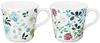 Пара кружек Анна и Эмилия, 340 мл, Зеленый, Цветочный принт, Милые, Набор из 2 штук, Большие, Подходят для микроволновой печи, Подходят для посудомоечной машины, В подарочной коробке, 96604-23165P