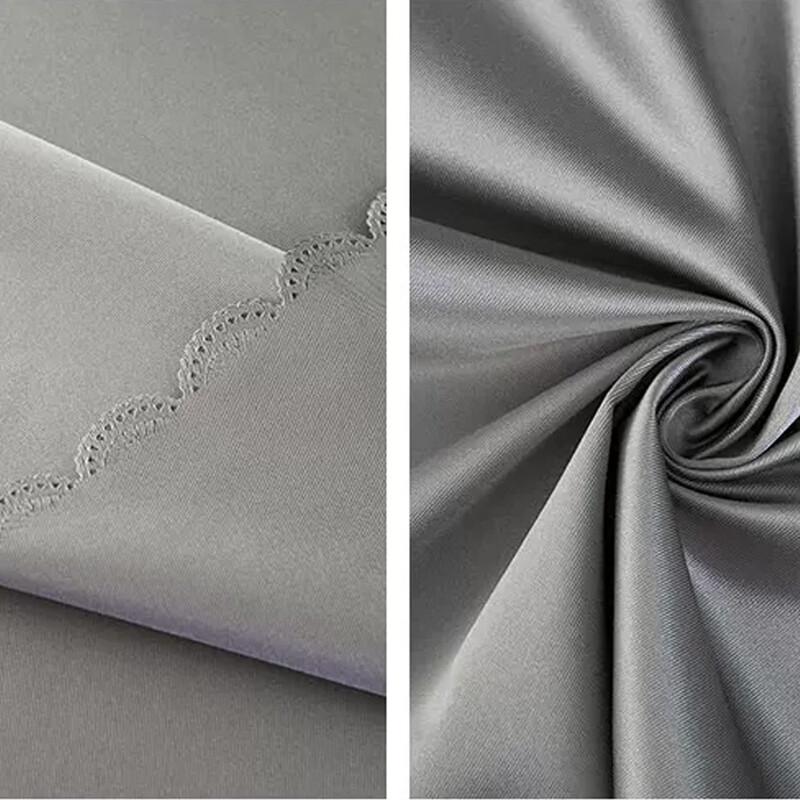 XinPingsen Satin Solid Color Round Tablecloth