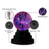 Plasma Lamp Eu Plug Ball Powered Usb Light Sensitive Electricity Large Static Electrostatic Bulb Globe Red Lightning Magic Touch