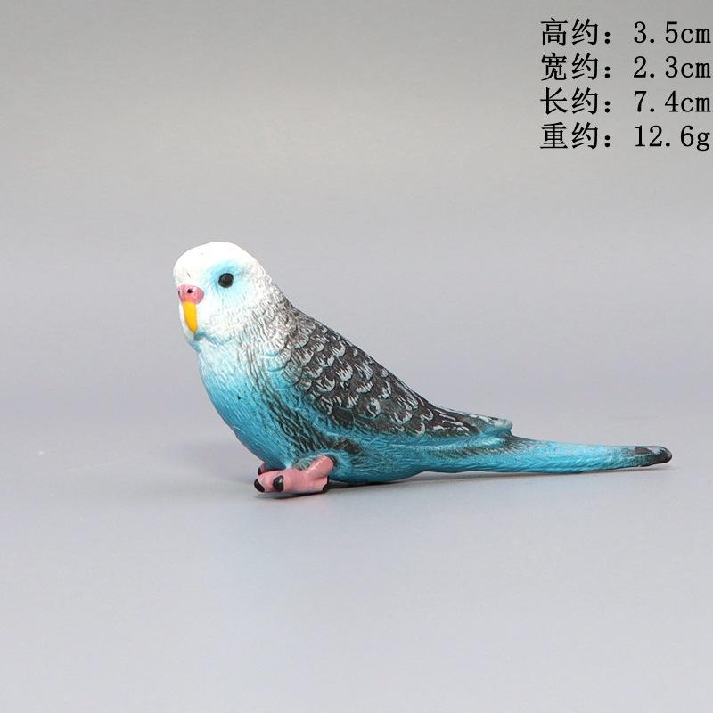 Имитация попугая, миниатюрный пейзажный орнамент, модель попугая, фигурка газона, искусственная птица, декоративные фигурки для дома, декор птицы