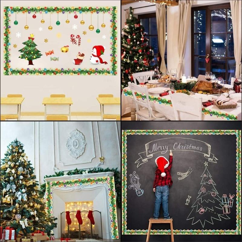 Bulletin Board Borders Christmas Bulletin Board Border Classroom Borders Colorful Border Trim for School Decorations
