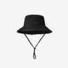 JAC11 Cotton HyunA Striped Breathable Frayed Edge Fisherman Bucket Hat Women's Shopping Travel Trendy Personalized