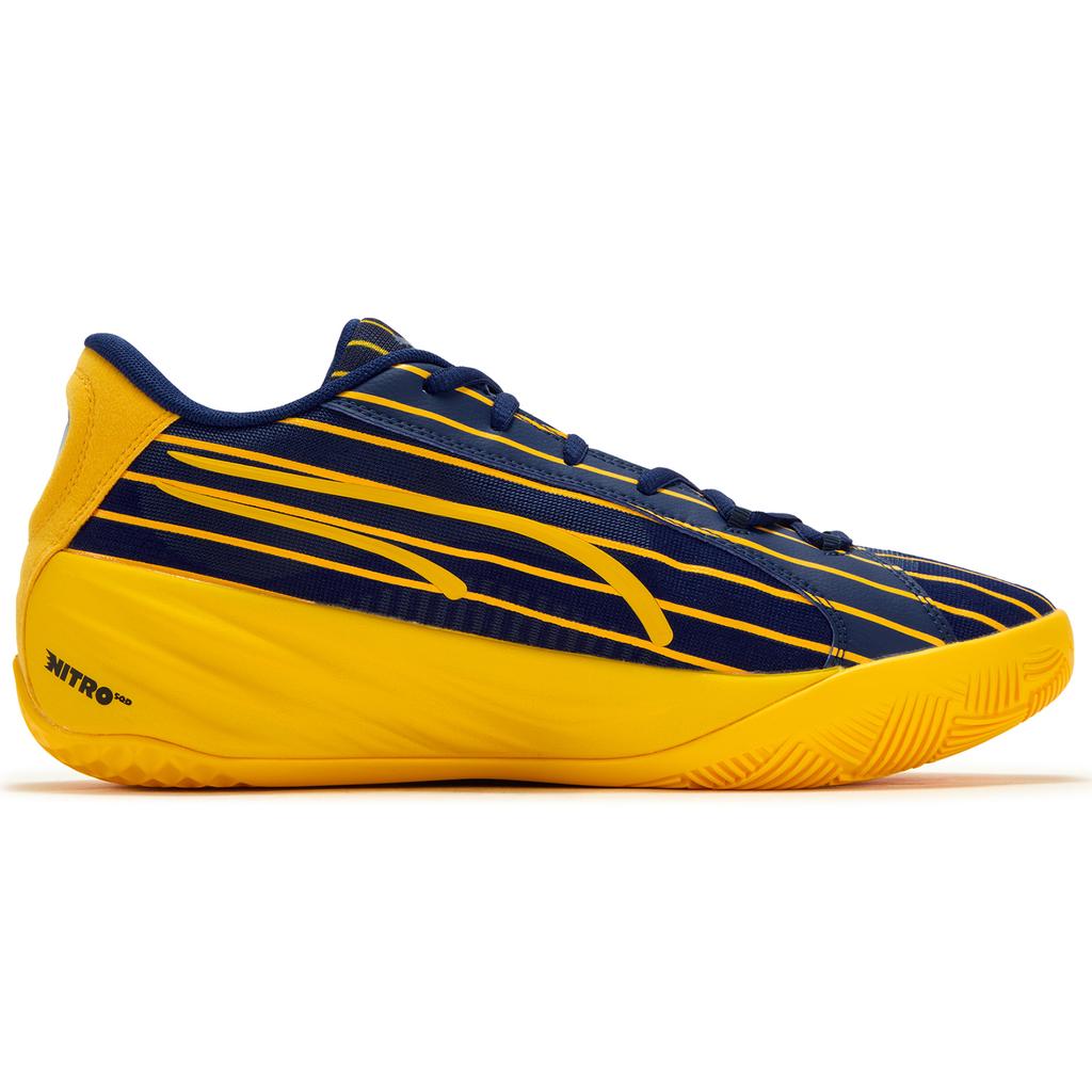 Tyrese Haliburton X Puma All-Pro Nitro Indiana Pacers Men Sneakers Blue Navy Gold 313307-01