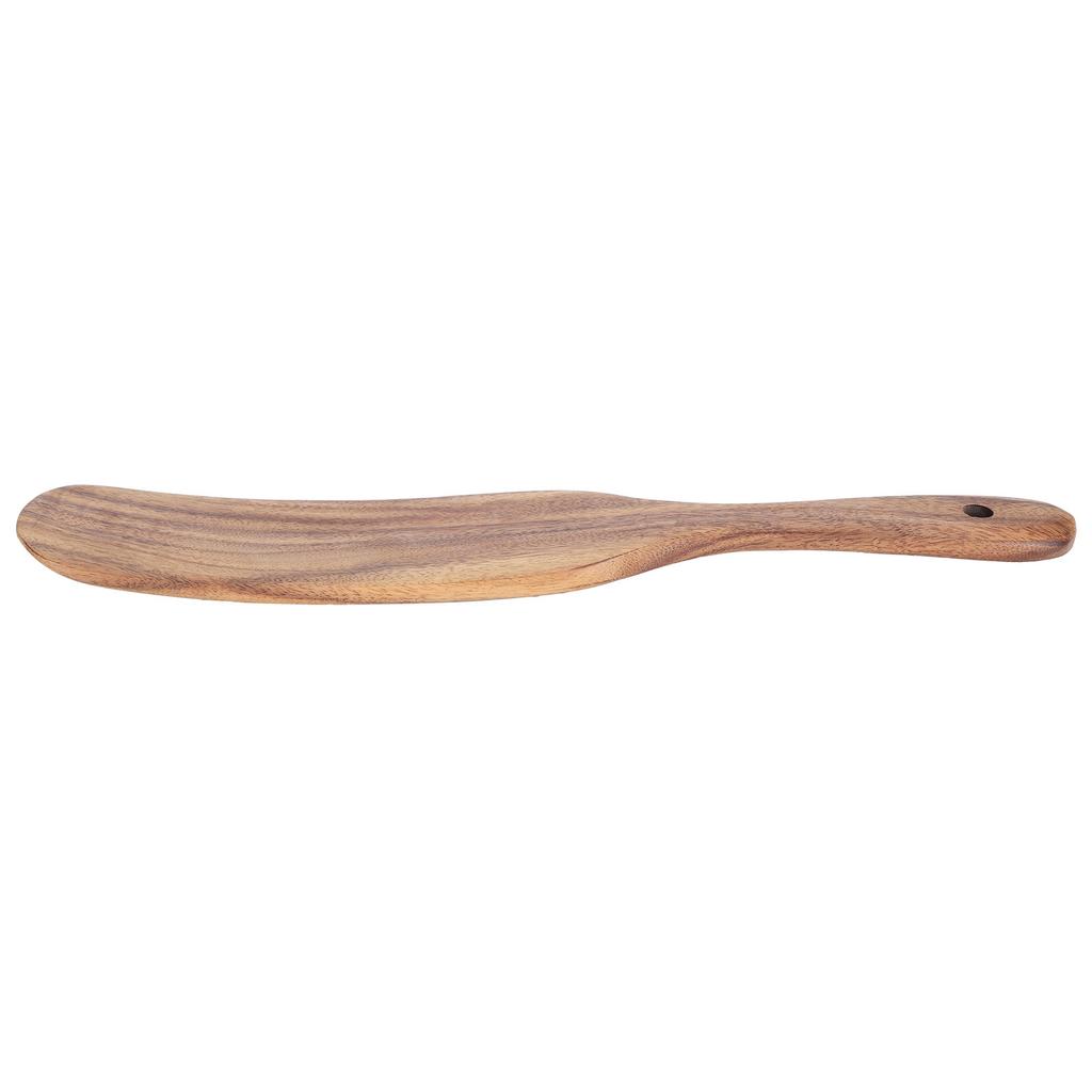 Teak Spatula Flat Shape FoodGrade Wooden Cooking Spatula for Home Kitchen Cooking(25.5x6cm )