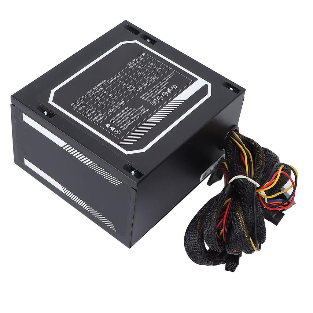 Computer Power Supply MQ580 400W Desktop Computer ATX 12V Switching Power Supply 180‑230V