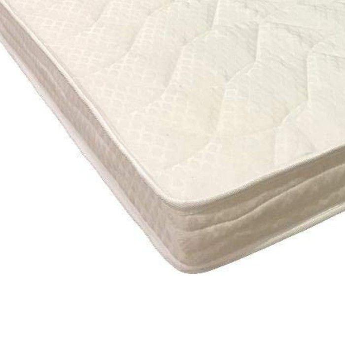 Firm Support Mattress with Memory Foam Contact Surface 90x190 Cm, 9 Cm Thick - 5 Comfort Zones - High Resilience Poly Latex Core