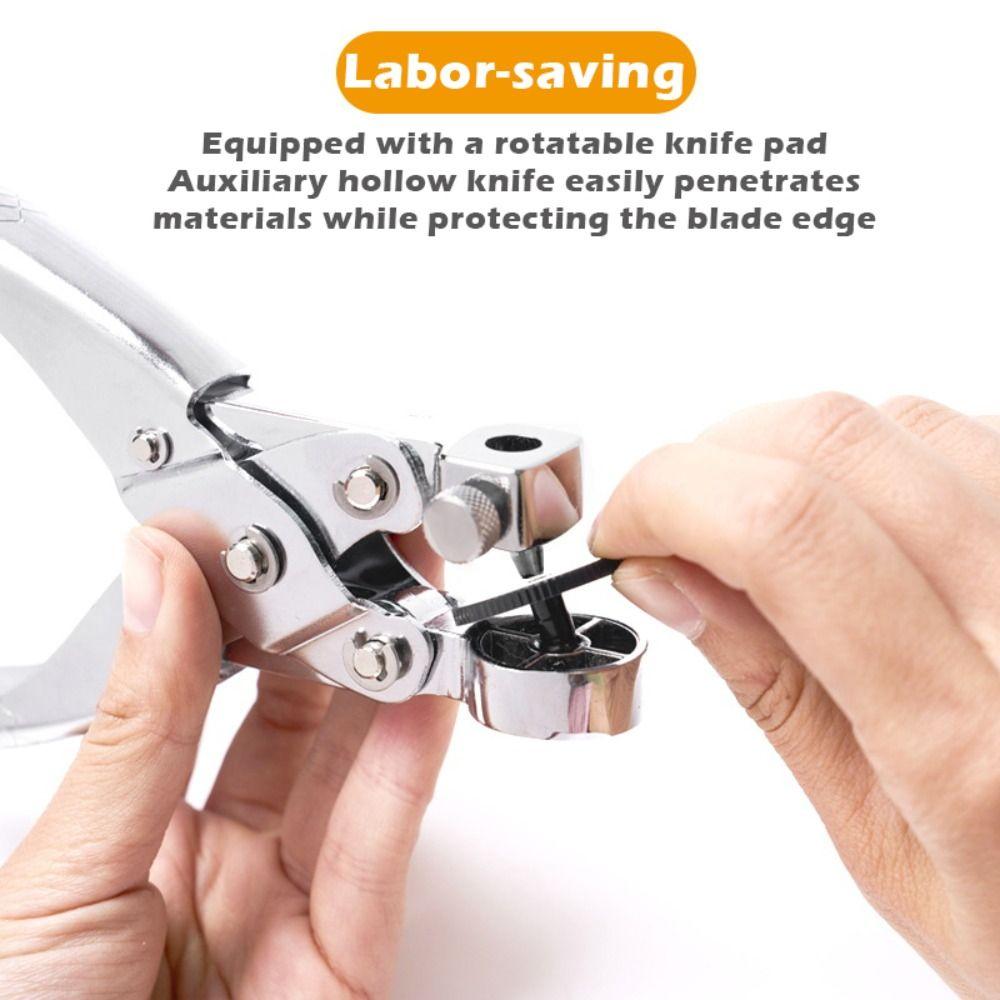 Дырокол из углеродистой стали Круглое отверстие Люверс Дырокол Ремешки для часов Дырокол Инструмент для рукоделия