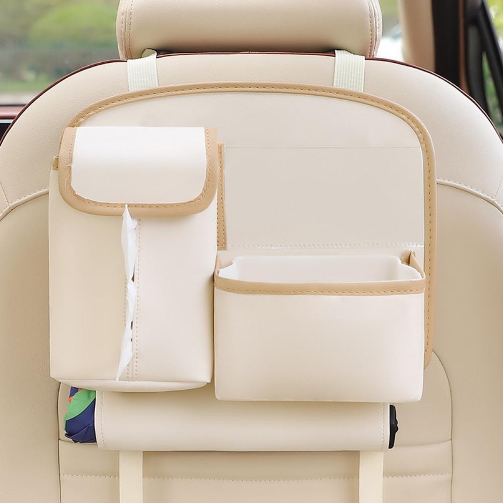 Multi functional Car Storage Bag Multi pocket Car Interior Back Seat Organizer Waterproof Cartoon Seat Back Organizer