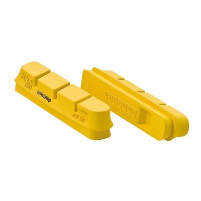 SWISS STOP Тормозные колодки для ободных тормозов велосипеда Race Pro Yellow King для карбоновых ободов Race Pro Yellow King P100002484 (Swiss Stop) [Подлинный продукт]