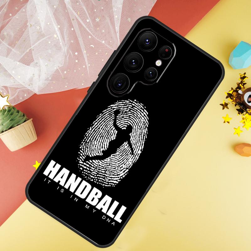 Stylish Playing Handball Phone Case For Samsung Galaxy S26 S25 S24 S21 S20 S22 S23 Ultra S10 Plus S25 FE Cover Coque