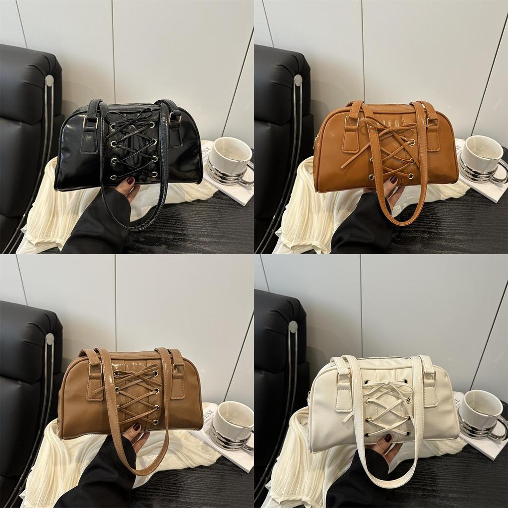 Женская сумка-тоут из искусственной кожи большой вместимости, стильная уличная одежда с ремешком и бантом для повседневного использования