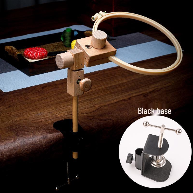 Настольный зажим-подставка для вышивальных пялец - Инструмент для пялец для вышивания крестиком и французской вышивки своими руками