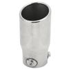 Exhaust Tip Stainless Steel Tail Pipe Inlet 63mm Outlet 76mm Length 150mm Universal for Car
