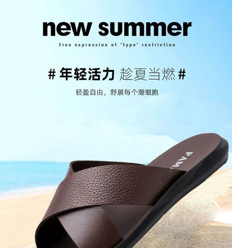 Трендовые повседневные крутые шлепанцы мужская мода уличная обувь пляжная обувь популярные шлепанцы нескользящая обувь