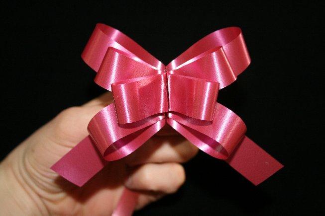 Ribbons Drawstring Bows 5 10 pcs Burgundy