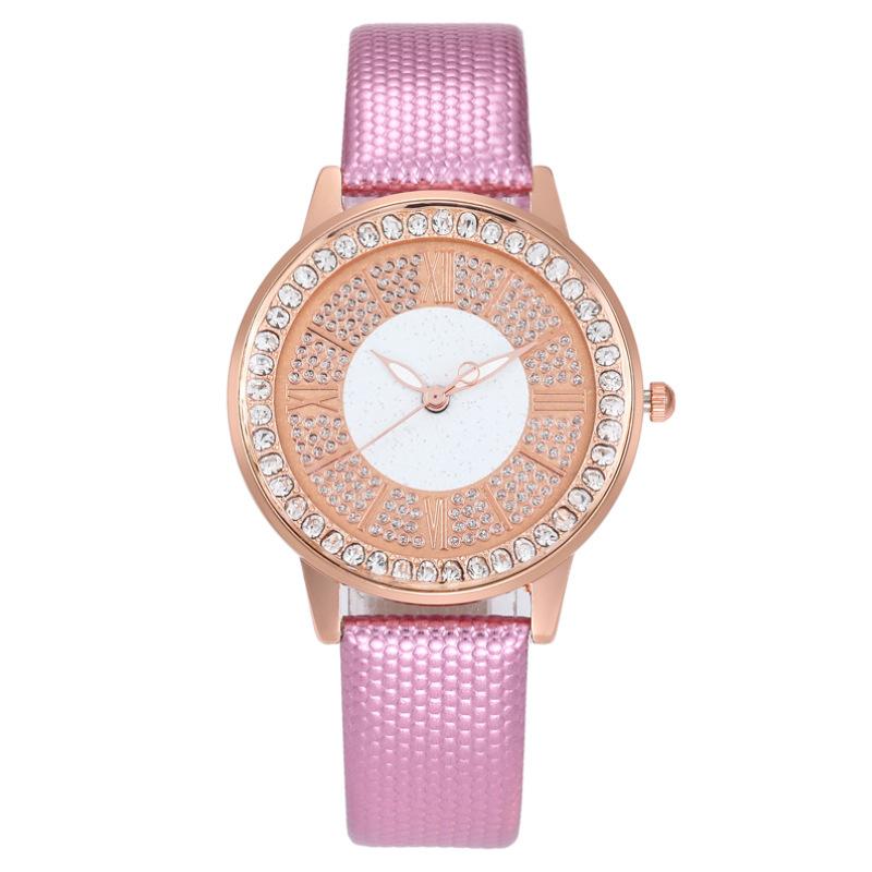 Gypsy star инкрустированные бриллиантами модные женские часы женские часы ремень кварцевые часы