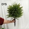 Искусственный кедровый шар для топиари Уличное искусственное кедровое дерево для топиари с шипом в земле Искусственные кедровые растения Вечнозеленые кустарники Кусты для сада перед крыльцом
