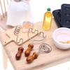 3x Dollhouse Baking Tools Bread Mixer 1:12 Playset Pretend Play Kids Toy Miniature Whisk Mini