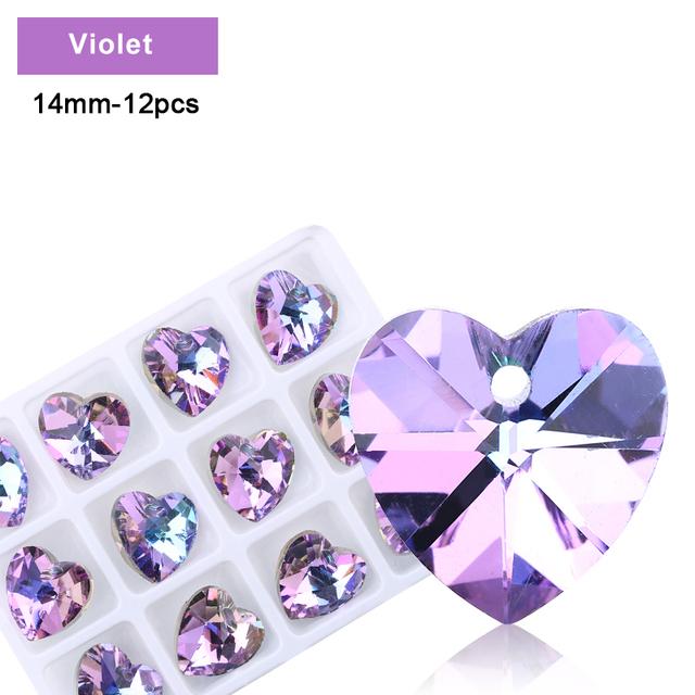 Разноцветный кулон в форме сердца, стеклянные бусины-бабочки, хрустальные подвески в форме звезды для женщин, изготовление ювелирных изделий, ожерелья, серьги, фурнитура