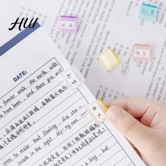 Push Clip Folder 10Pcs Mini Transparent with Office Organizer for Document Organizing Documents Test Papers Receipts School Storage Supplies Color