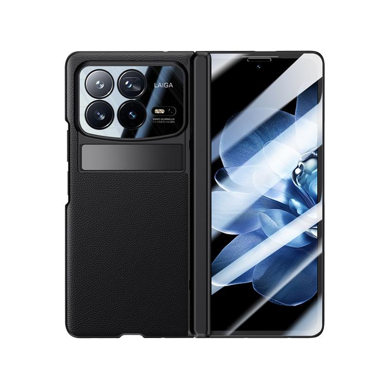 Suitable for Xiaomi MIX Fold4 Mobile Phone Case Membrane Integrated Bracket Folding 4 Generations Spring Hinge Full-inclusive Business Scrub