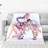 Мягкий ПледДетский Пикник Kpop Охотники на Демонов HuntrX Постельное Белье Накидки Фланелевое Покрывало Для Спальни Смешной Чехол На Диван-Кровать