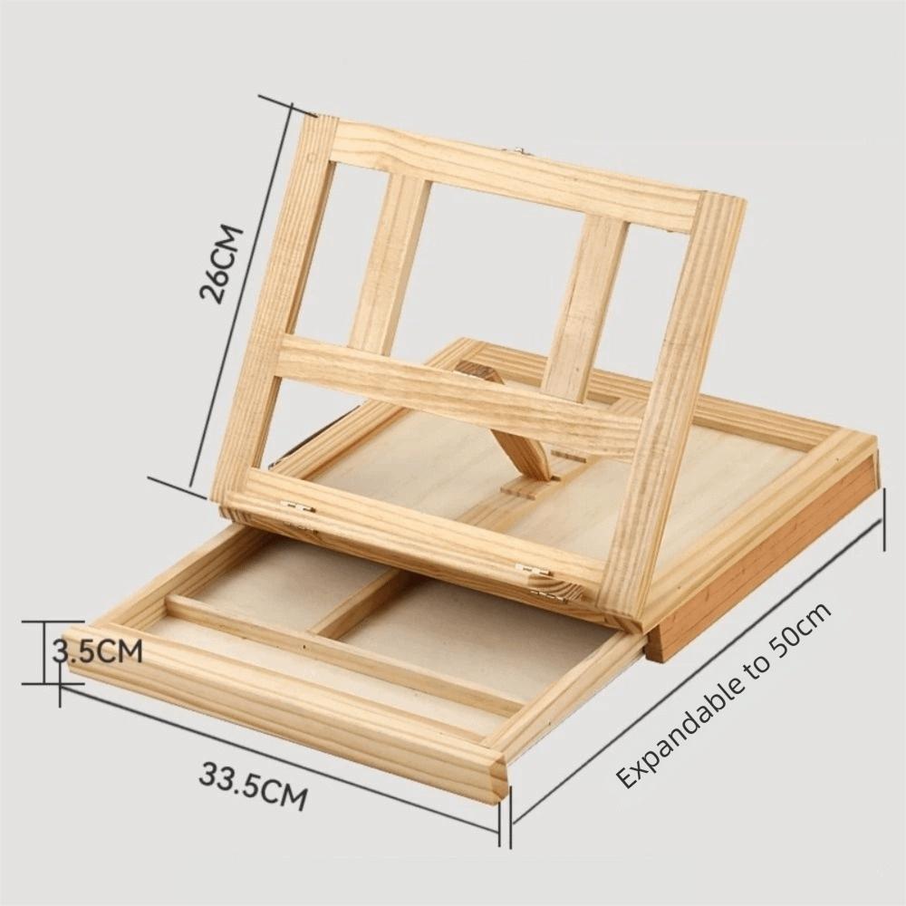 Adjustable Art Support Rack with Drawer Painting Stand Artist Easel Desktop Oil Painting