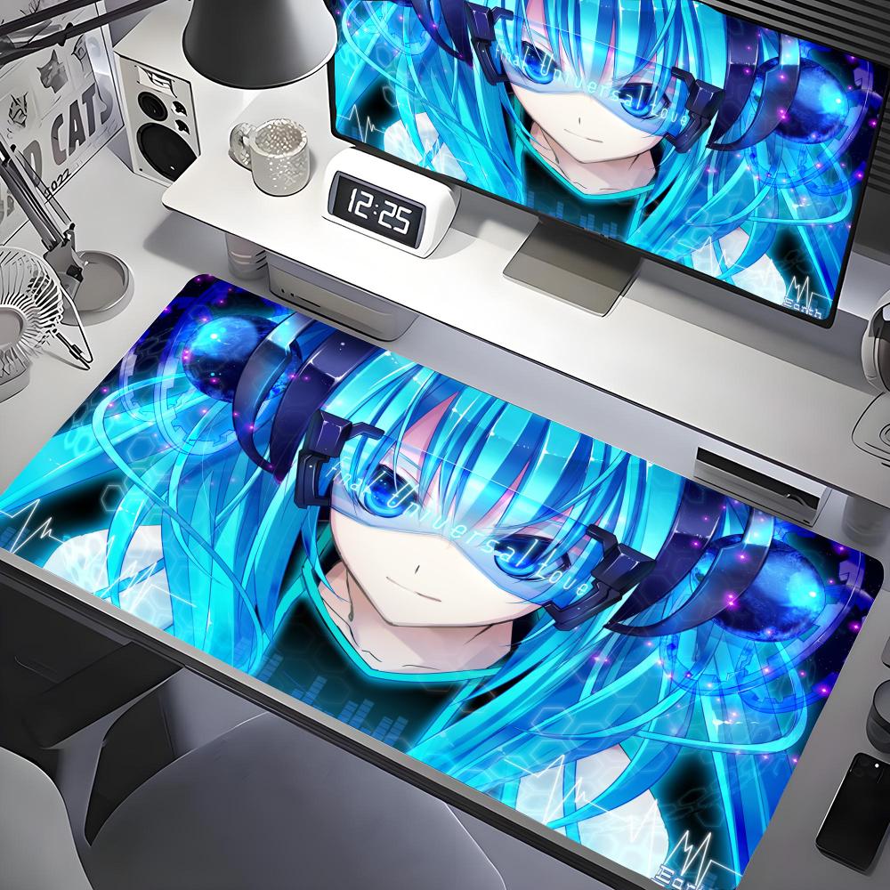 HHatsunes Miku Mouse Pad Desk Mouse Pad Cute HD Desk Pad Extended Gaming Keyboard Mats Large xcm XXL Gamer Mousepad