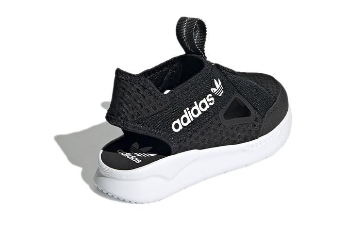 adidas Оригинальные 360 Сандалии C Низкие Нескользящие Защита от ударов Подушка Детские Сандалии Черные FX4946