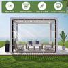Pvc Transparent Tarp 3×3m Thickened Clear Waterproof Tarp Patio Rainproof Cloth Greenhouse Film Tarpaulin Plant Coverage