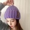 Hat Women's Autumn Winter Korean Fashion Woolen Hat Warm Ear Protection Headband Hat Big Elastic Thick Thread Knitted Hat