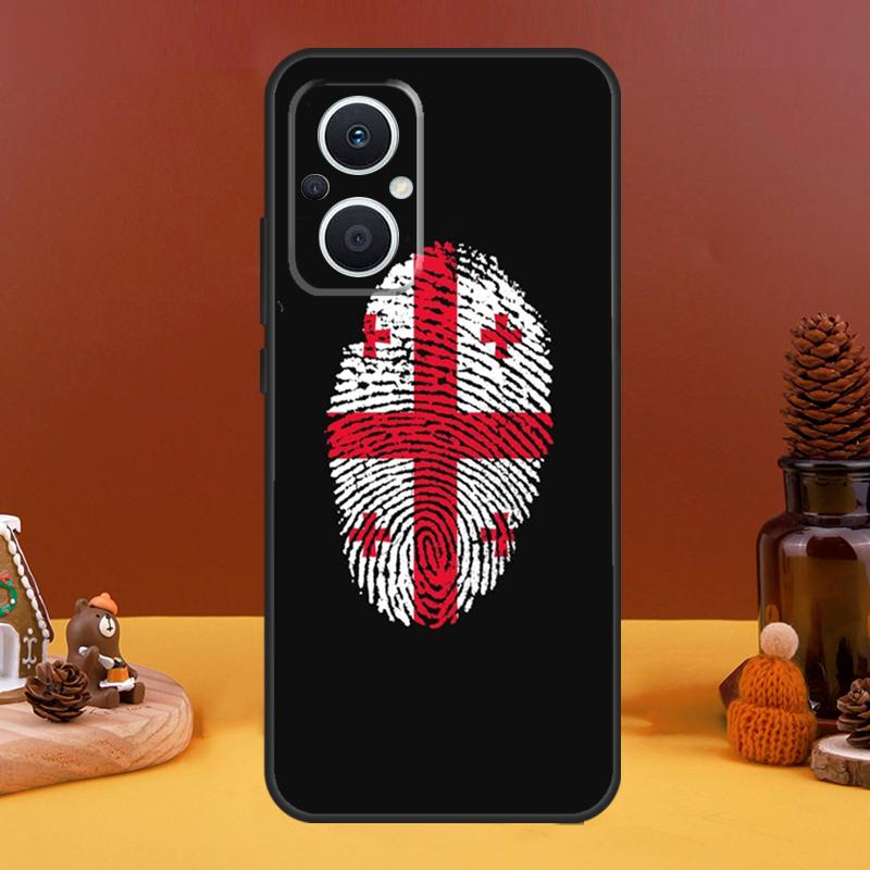 Georgia Flag Case For OPPO Reno 4Z 5Z 8T 10 Pro 11 F 4 6 7 8 5 Lite OPPO Find X6 X5 Pro X2 X3 Lite Cover