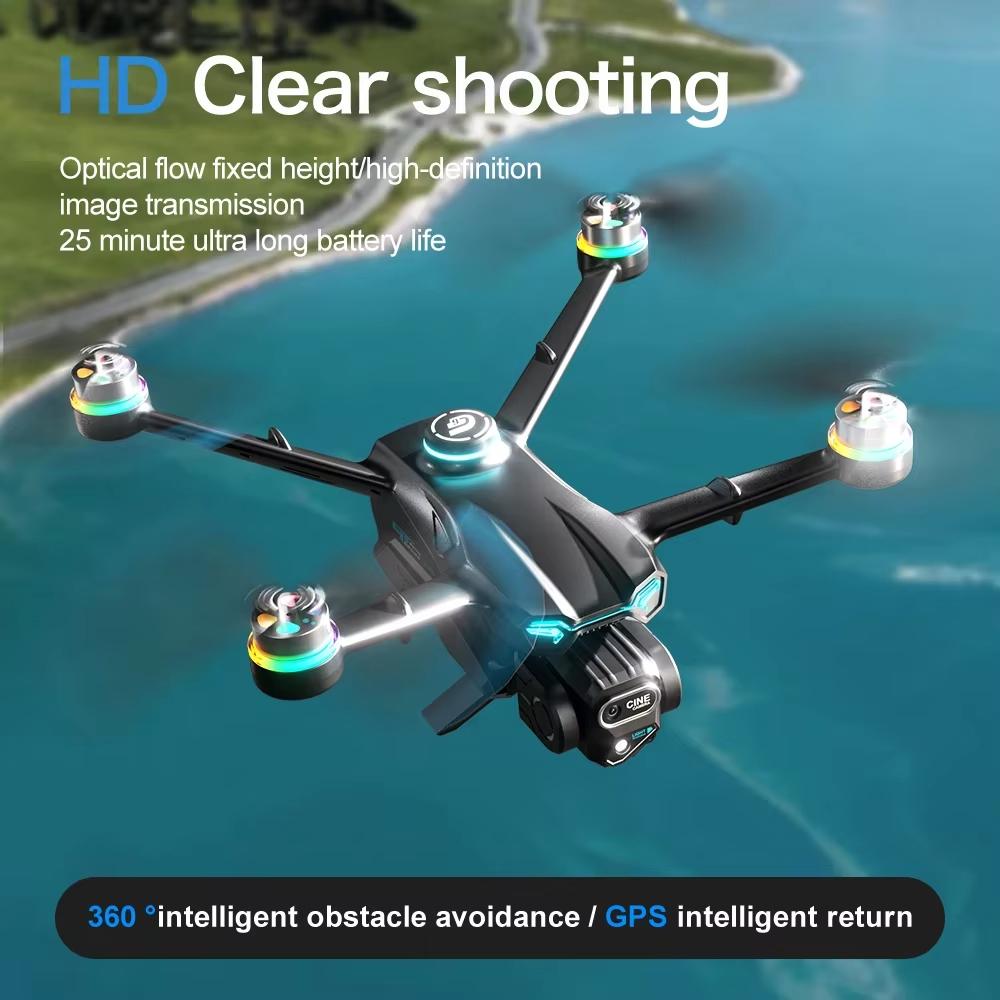 2025 Новый GT6 Drone 8K Professional HD Dual Camera GPS Smart Return 5G WIFI Obstacle Avoiding Бесщеточный складной квадрокоптер Drone Toys Toy Gift