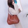 Women's Bags European And American Soft Leather Shoulder Bags Ladies All Match Shoulder Bags Simple Portable Tote Bags