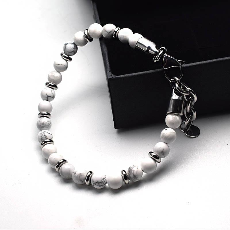 6 мм тигровый глаз бусины браслеты для мужчин и женщин Шарм цепочка из нержавеющей стали красочный камень браслет мужской ювелирный подарок