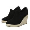 Spring Summer 10cm Super High Wedge Heels Pumps for Women Brand Modern Elegant Party Event Shoes Fashion Footwear for Ladies Evening Party