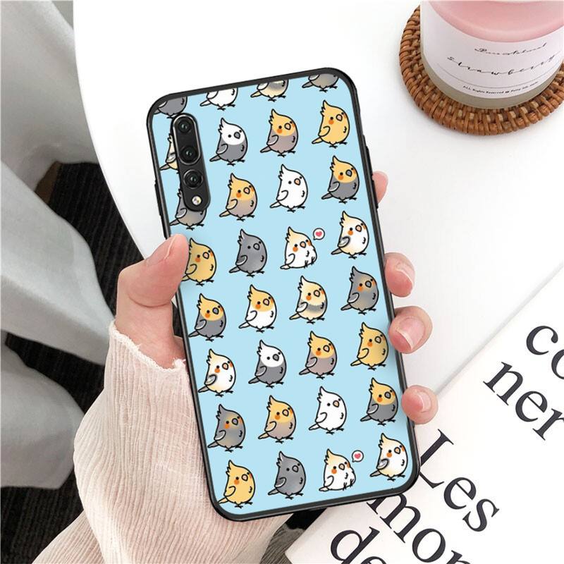 Чехол для телефона YNDFCNB Chubby Cockatiels Parrotlets Hello Parrot Bird для Huawei P30 40 20 10 8 9 lite pro plus Psmart2019