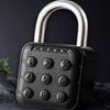 6 Digit Waterproof Code Padlock Combination Lock Keyless Unlock AntiTheft Padlock for School Locker Gym Locker