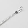 Abella матовая нержавеющая сталь длинная чайная вилка серебро