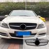 Передняя решетка Mercedes C-Class W204 2007-2014 в стиле GT AMG «Звездное небо» с вертикальными планками