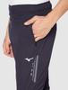 Mizuno Сухие тренировочные брюки Aeroflow Deep размера L для мужчин, влагоотводящие, быстросохнущие, дышащие, 32MD0050, темно-синие, (Япония Л)