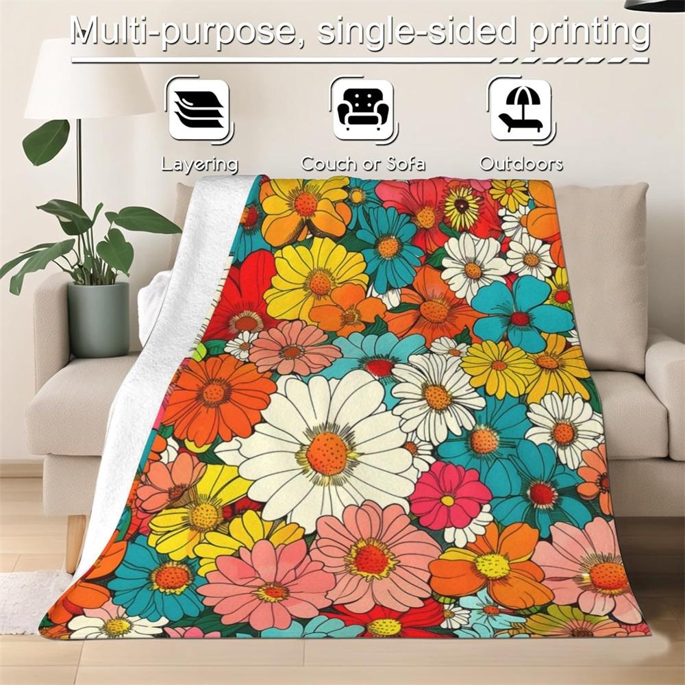 LLoud Houses Family Cartoon Flannel Throw Blanket for Couch Sofa Bed Softized Quality Picnic Blanket