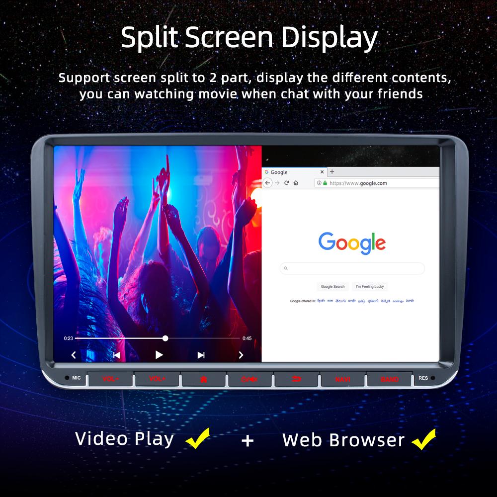2Din 4-ядерный Android Wi-Fi Carplay GPS автомобильный мультимедийный плеер для Volkswagen/Golf/Polo/Tiguan/Passat/b7/b6/SEAT/Leon/Skoda/Octavia