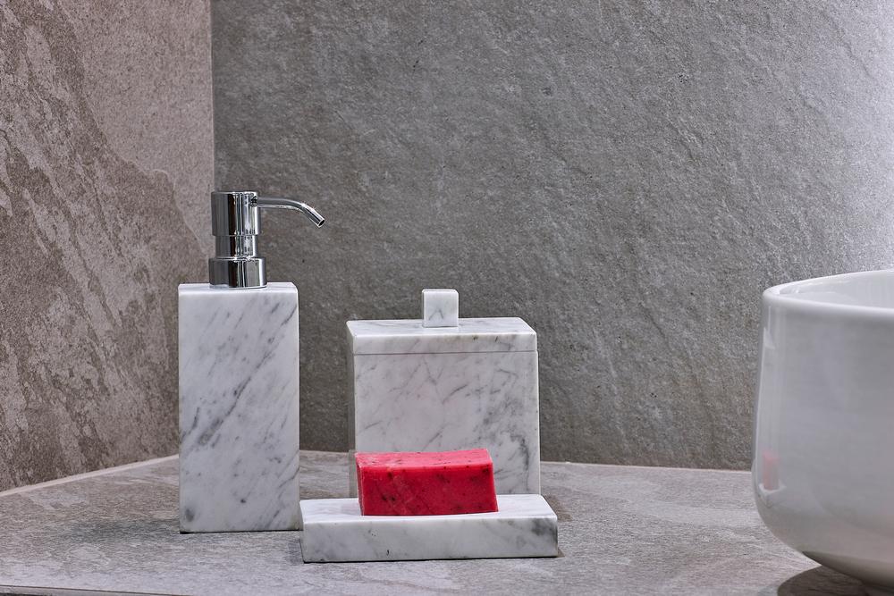 Q-BATH PREMIUM DECOR 1521 soap dish, Carrara marble
